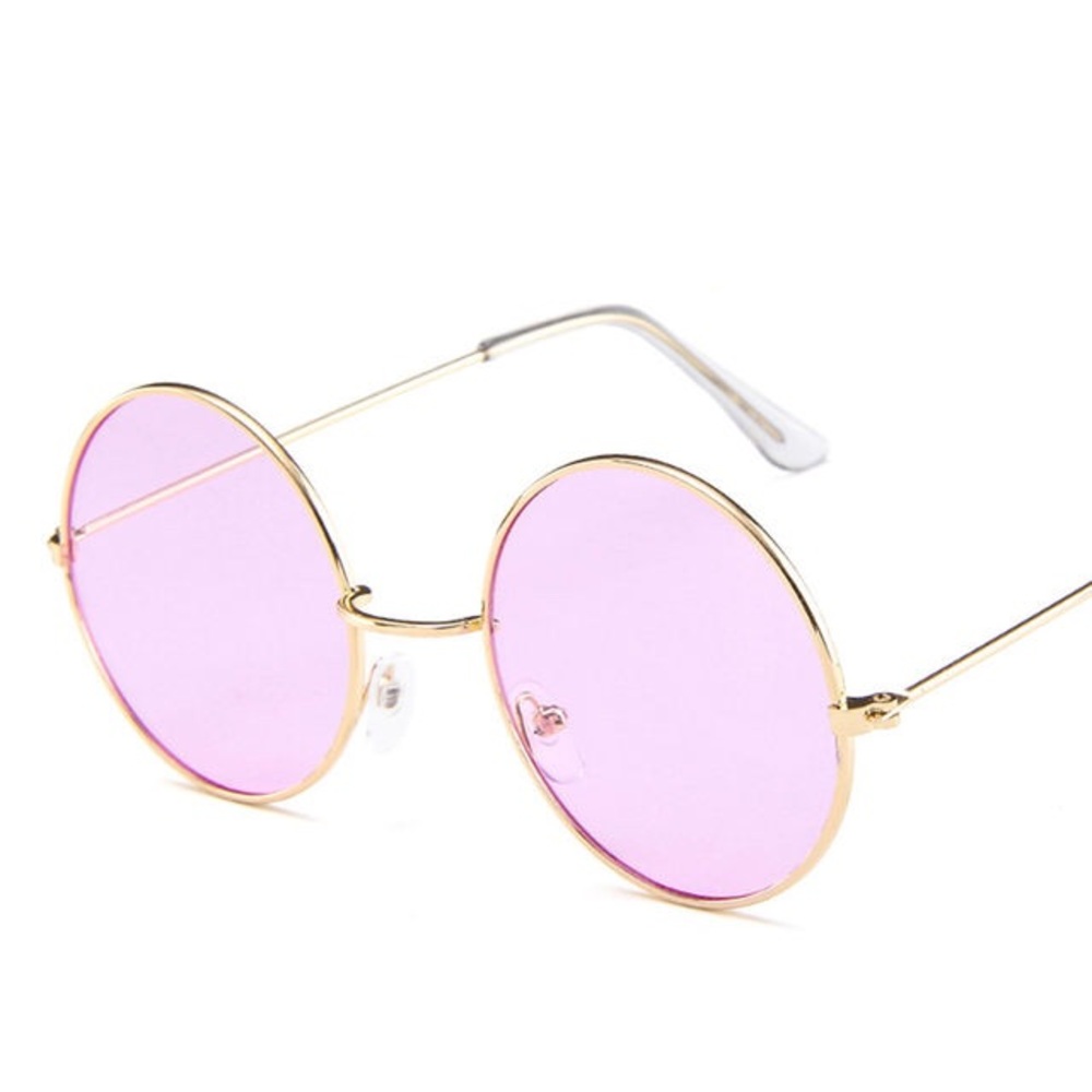 Pink and gold summer glasses